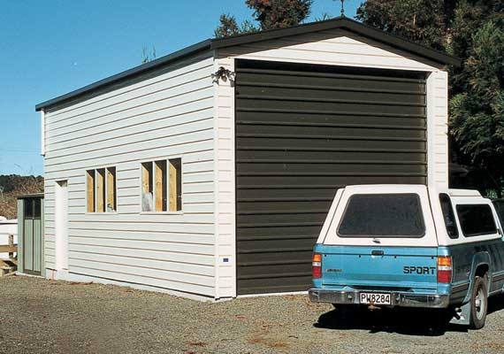Garages with high stud height.
